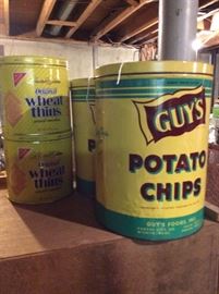 Weath Thins and Buys Potato Chips Tins