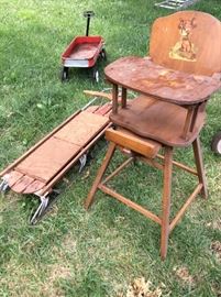 Vintage Highchair and slend