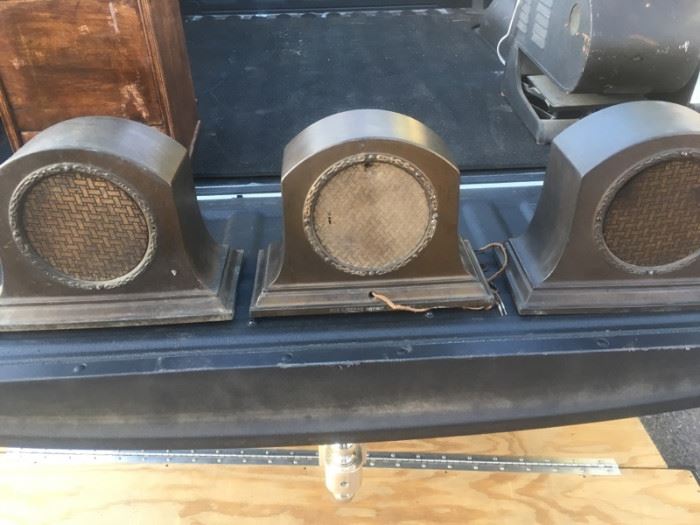 Vintage radio speakers