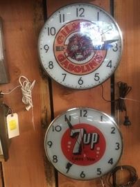 Pam Advertisement clocks