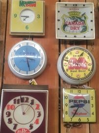 Pam Advertisement clocks