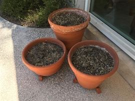 some pots for sale, there are more.