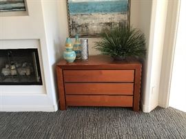 Copenhagen 3 drawer chest for sale. Again accessories and artwork pictures here are NOT for sale.
