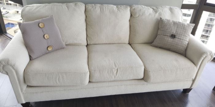 NLP017 Ashley Furniture Couch & Throw Pillows
