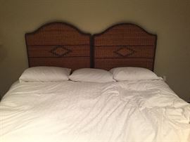 EITHER TWIN BED OR A KING MODIFIED FOR BOTH MATTRESSES ARE FOR SALE