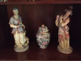 ASIAN STYLE FIGURINES 
