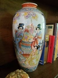 Front Side of Asian Vase