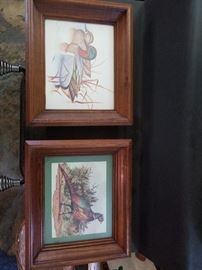 duck and pheasant wall prints