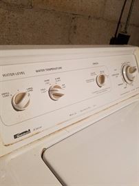 Kenmore Washer controls