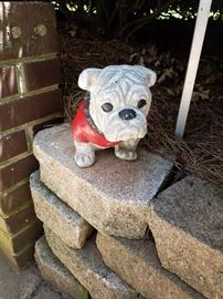 Georgia Bulldog Pup (yard art)