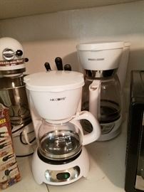 coffee makers. Sorry, kitchen Aid no longer available