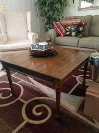 hand crafted coffee table
