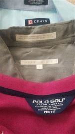 Brand Name mens  polo shirts, sweaters