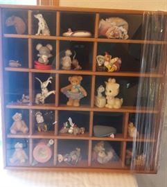 Shadowbox of collectables 