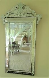 SEVERAL VENETIAN GLASS MIRRORS