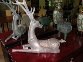 Large Metal Deer from Thailand