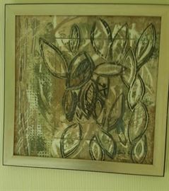 DIMENSIONAL ORIGINAL PAINTING ON GLASS