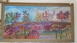 VIBRANT LANDSCAPE, ORIGINAL PAINTING