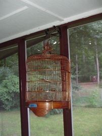 Large Rattan Bird Cage