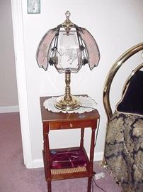 Unicorn lamp, mid-century