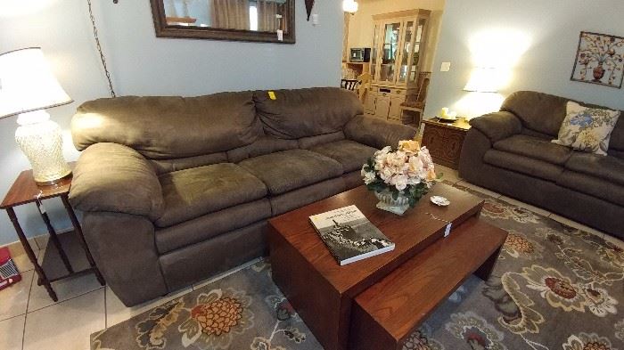 3 piece Sofa, Loveseat and Recliner
