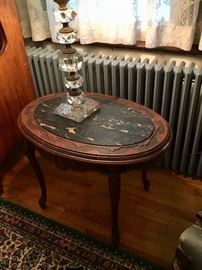 Marble top table