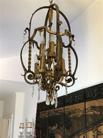 Light fixtures are for sale.