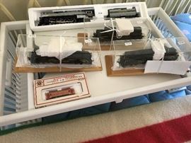 HO gauge trains.