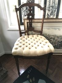 Neo-classic ballroom chair or vanity chair
