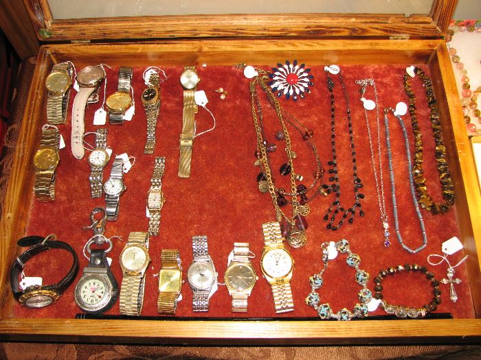 jewelry, watches