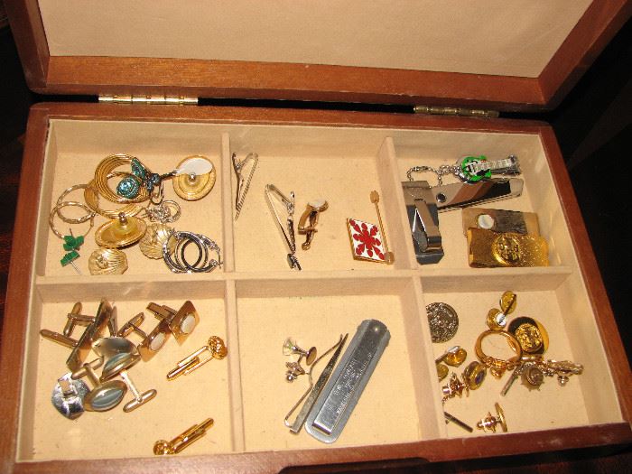 cuff links, tie tacks and other jewelry, Knights of Columbus