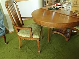 DINING TABLE AND CHAIRS