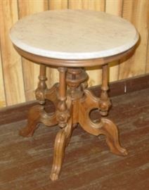 Small Marble Top Lamp Table