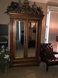 Bedroom armoire and matching suite from Treasures