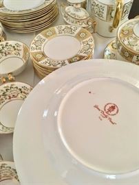 Derby china plates