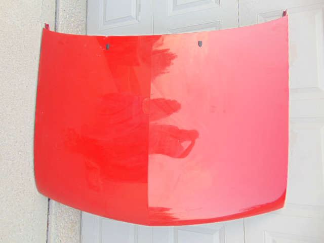 Top View - Chevy S10 front hood 