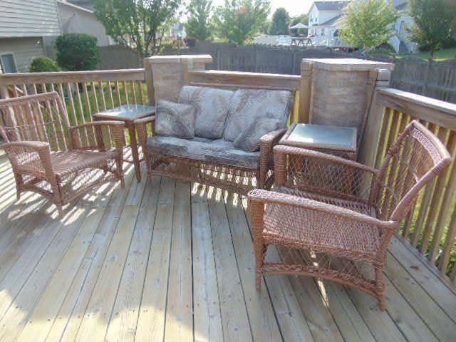 All weather rattan outdoor furniture set