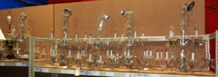 Set of 5 Matching Chandeliers