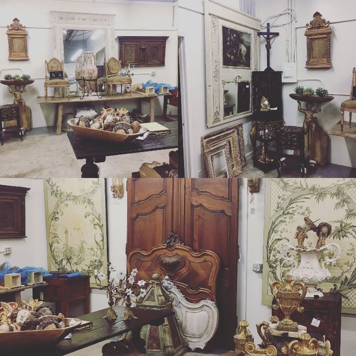 Antiques from France and Italy. Come see a secret source of antiques in the Memorial Area filled with antiques.