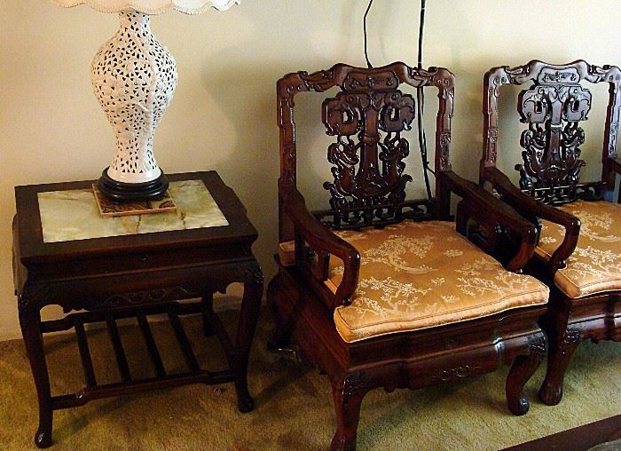 Part of a fabulous Rosewood living room set