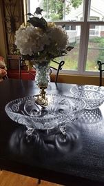 waterford crystal and lead crystal bowl