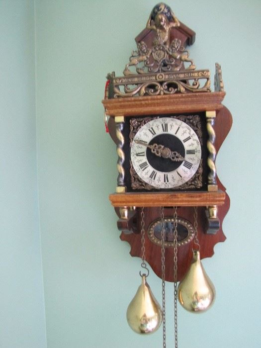 Antique Dutch Zaanse Zaandam 7-day clock