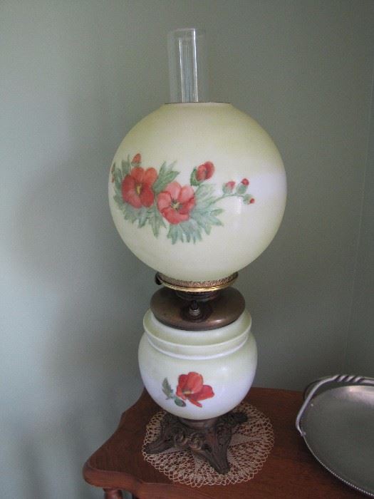 The hand painted Gone with the Wind lamp