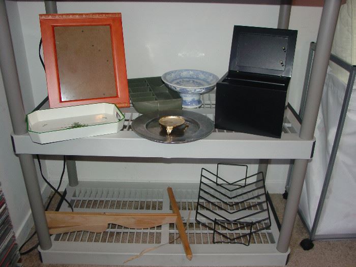 Misc. Frames, picture box, Trays etc