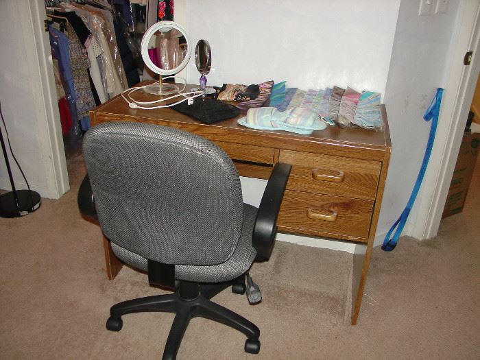 small desk, office chair , Mens Ties