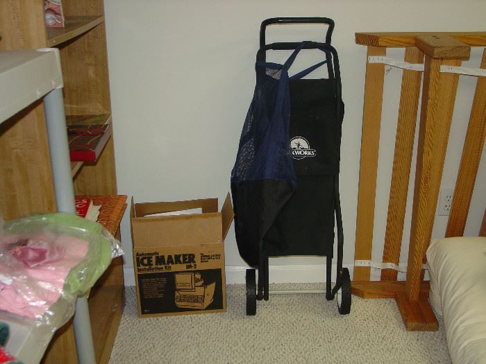 Portable Ice Maker, Futon, Rolling Cart for the Professional Masseuse Table-(photo of Table to be uploaded Monday)