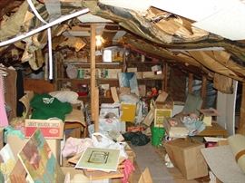 Attic full of Vintage & Mid Century Toys & Games and misc