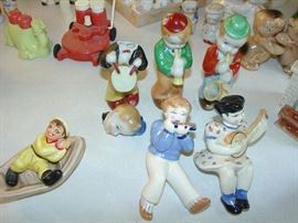 Occupied Japan figurals and pre-mid 1960's salt & pepper