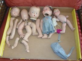 mid century doll parts