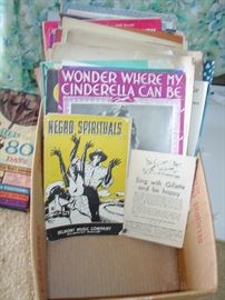 Mid century sheet music 